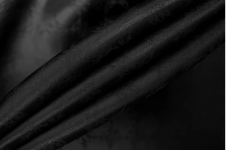 Подкладочная вискоза жаккардовая AMIRI Чёрная BL H51 MM70 30052505
