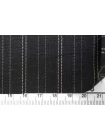 Костюмно-плательная шерсть би-стрейч Графитовая в полоску BL H60/4 FF40 30052559