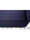 Костюмно-плательная шерсть Тёмно-синяя в клетку BL H62 GG10 30052563