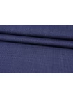 Костюмно-плательная шерсть-стрейч Синяя пепита BL H62 FF10 30052566