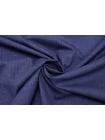 Костюмно-плательная шерсть-стрейч Синяя пепита BL H62 FF10 30052566