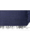 Костюмно-плательная шерсть-стрейч Синяя пепита BL H62 FF10 30052566