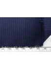 Костюмно-плательная шерсть тонкая CERRUTI Тёмно-синяя в полоску BL H62 FF10 30052567