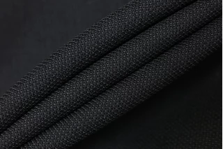 Костюмная шерсть креповая Чёрная BL Н59/6 GG40 30052578