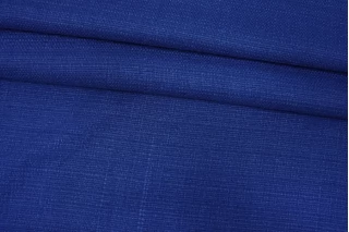 ОТРЕЗ 2,5 М Твид костюмный шёлковый с хлопком и льном RALPH LAUREN Синий KZ (33) 17022528-1