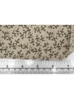 Крепдешин шёлковый Max Mara Листики на светло-бежевом MM H31 N40 14042532