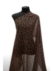 Шифон шёлковый MAX MARA Цветы на чёрном MM H28/1 N50 14042505