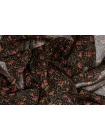 Шифон шёлковый MAX MARA Цветы на чёрном MM H28/1 N50 14042505