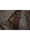 Шифон шёлковый MAX MARA Цветы на чёрном MM H28/1 N50 14042505