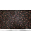 Шифон шёлковый MAX MARA Цветы на чёрном MM H28/1 N50 14042505