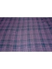 Шёлк деворе MAX MARA Абстрактная клетка сине-лиловая MM H28/1 N50 14042510