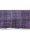 Шёлк деворе MAX MARA Абстрактная клетка сине-лиловая MM H28/1 N50 14042510