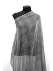 Шифон шёлковый MAX MARA Чёрно-белый орнамент и клетка MM H28/1 N50 14042514
