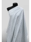 Хлопок рубашечный MAX MARA Сине-желтые кружочки на белом MM H9/7  А44 14042519
