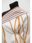 Хлопок рубашечно-костюмный КУПОН MAX MARA Рыба и веревки на белом MM H11/4 A50 14042523