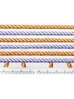 Хлопок рубашечно-костюмный КУПОН MAX MARA Рыба и веревки на белом MM H11/4 A50 14042523