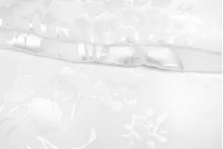 Шёлк деворе MAX MARA Цветы белые MM H32 O30 14042534