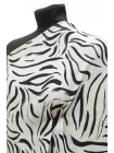 Вискоза креповая MAX MARA Чёрно-молочные полоски MM H00 FF44 14042543