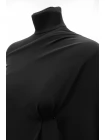 Крепдешин шёлковый стрейч MAX MARA Чёрный MM Н30 N70 15042519