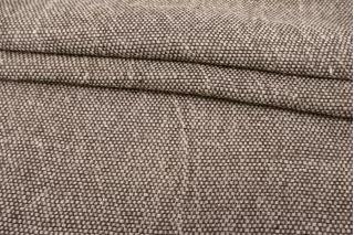 ОТРЕЗ 2,9 М Лён с хлопком костюмный MAX MARA Коричнево-бежевый (30) 15042522-1