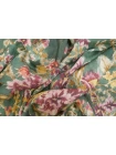 Креповая вискоза Max Mara Цветы на зеленом MM H21/5 I50 16042521