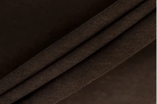 Трикотаж вискозный кулирка тонкий Тёмно-коричневый KZ H38/5 R50 5042569