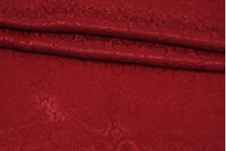 Вискоза плательно-блузочая жаккардовая MAX MARA Бордовая MM H23/1 J50 1102518