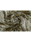 Креп-шифон вискозный MAX MARA Цветы на зелёном MM H22/3 i10 1102528