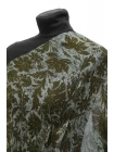 Креп-шифон вискозный MAX MARA Цветы на зелёном MM H22/3 i10 1102528