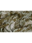 Креп-шифон вискозный MAX MARA Цветы на зелёном MM H22/3 i10 1102528
