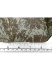 Креп-шифон вискозный MAX MARA Цветы на зелёном MM H22/3 i10 1102528