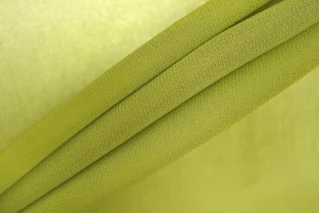 Креп-шифон шелковый MAX MARA Зелёное яблоко H28/2 O10 MM 30092540