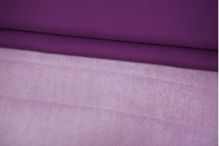 ОТРЕЗ 1,45 М Креп-шифон шелковый MAX MARA Сливово-фиолетовый (09) 30092541-2