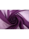 ОТРЕЗ 1,45 М Креп-шифон шелковый MAX MARA Сливово-фиолетовый (09) 30092541-2