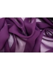 ОТРЕЗ 1,45 М Креп-шифон шелковый MAX MARA Сливово-фиолетовый (09) 30092541-2