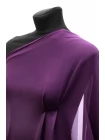 ОТРЕЗ 1,45 М Креп-шифон шелковый MAX MARA Сливово-фиолетовый (09) 30092541-2