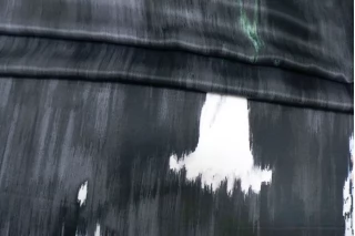 Атлас шёлковый MAX MARA КУПОН Тёмно-серый с цветами MM H31 N30 30092547