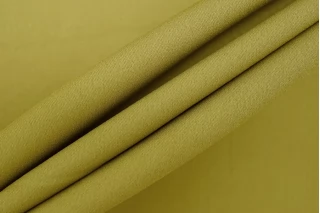 Шелк креповый сатиновый плательно-блузочный MAX MARA Светлая зелёная горчица MM Н30/2 O20 30092580