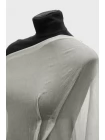 Крешированный шифон шелковый MAX MARA Дымчатый серо-зелёный H28/2 O10 31092519