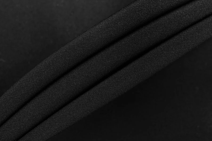 Крепдешин-стрейч шелковый MAX MARA Черный MM H30 О50 1102505 Крепдешин-стрейч шелковый MAX MARA Черный MM H30 О50 1102505