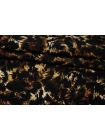 Креповая вискоза MAX MARA Под мех чёрно-коричневый ММ H21/8 i60 1102512