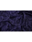Купра плательная жаккардовая MAX MARA Цветы чёрно-фиолетовые MM H24 O70 1102523