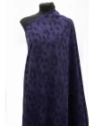 Купра плательная жаккардовая MAX MARA Цветы чёрно-фиолетовые MM H24 O70 1102523