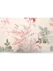 Атласная вискоза плательно-блузочная MAX MARA Цветы на кремовом MM H21/2 i30 1102530