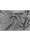 Костюмная поливискоза в клетку и гусиную лапку MAX MARA Чёрно-белая MM H64 G50 1102539