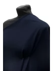 ОТРЕЗ 0,55 М Поливискоза костюмно-плательная MAX MARA Тёмно-синяя MM (09) 1102574-1