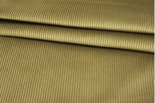 Вельвет хлопковый костюмный MAX MARA Зелёная горчица MM H00 EE00 2102503