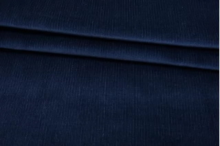 Микровельвет костюмно-плательный MAX MARA Тёмно-синий MM H00 EE00 2102504