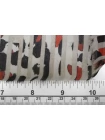 Шифон шёлковый MAX MARA Абстракция серо-чёрно-красная MM H28/1 N40 30092550