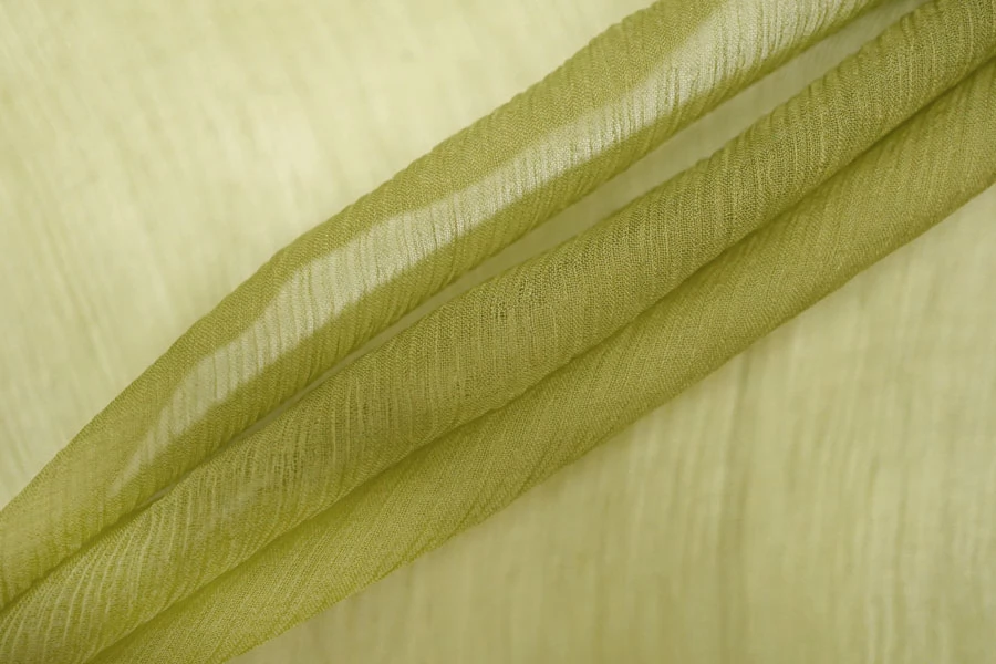 Крешированный шифон шелковый MAX MARA Фисташковый H28/2 O10 30092552 Крешированный шифон шелковый MAX MARA Фисташковый H28/2 O10 30092552